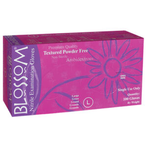 Luvas de exame s/pó de nitrilo Lilas Blossom