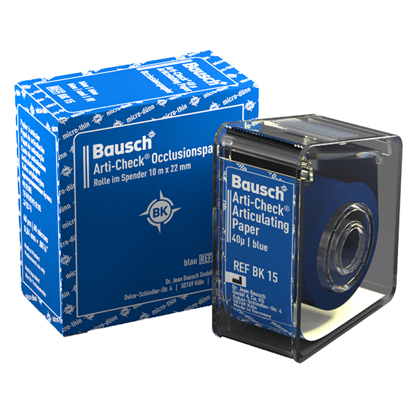 BK15 PAPEL.ART. ROLO ARTI-CHECK 22mm. AZUL 40h 10m.