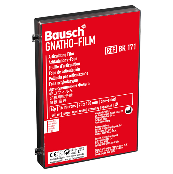 BK171 PAP.ART. GNATHO FILM FOLHAS VERMELHAS 70x100mm 50u.