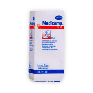 MEDICOMP GAS 5x5cm. 30g. 4pl. 100u.