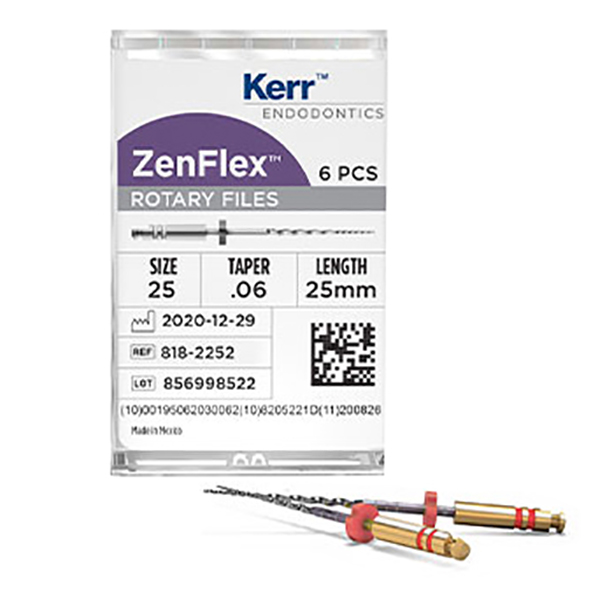 ZENFLEX LIMA NITI ASSORTED .04/21mm. 6 peças.