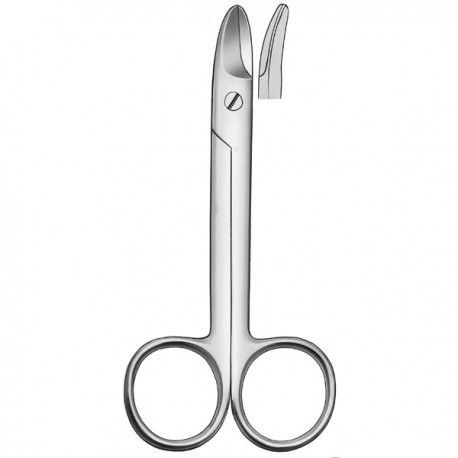 070240 TESOURA DE COROA CURVA DENT. 10,5cm.