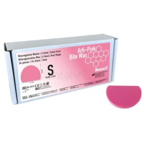 Cera ARTI-PINK BITE WAX X-HARD oval "S" 24und.